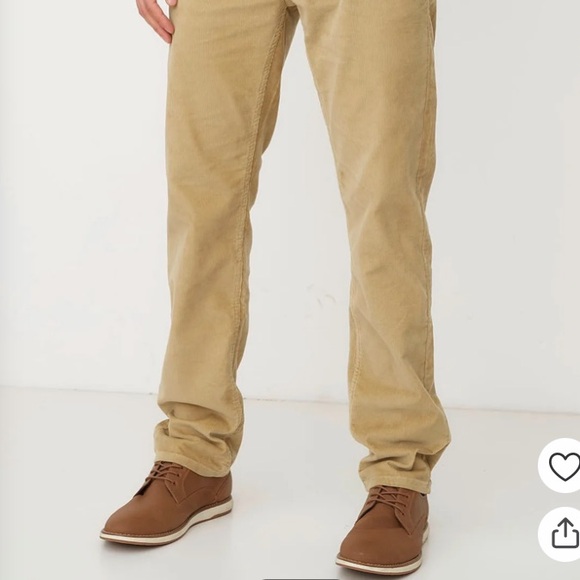 DOCKERS Khaki/Tan Corduroy Pants Slim Fit Men’s Size 34/29 - Picture 1 of 13